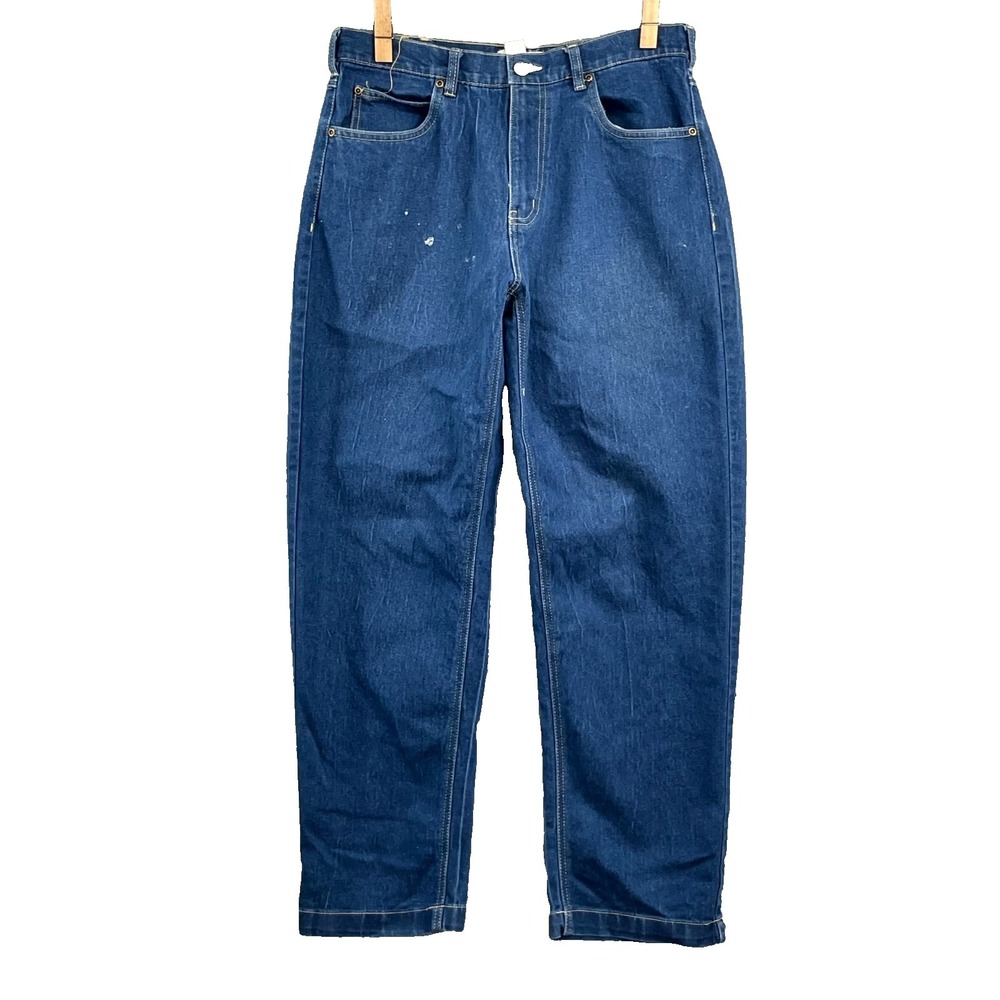 VTG Duke Authentic Fit Jeans Mens 32x27.5* Blue Denim Baggy Skater Streetwear